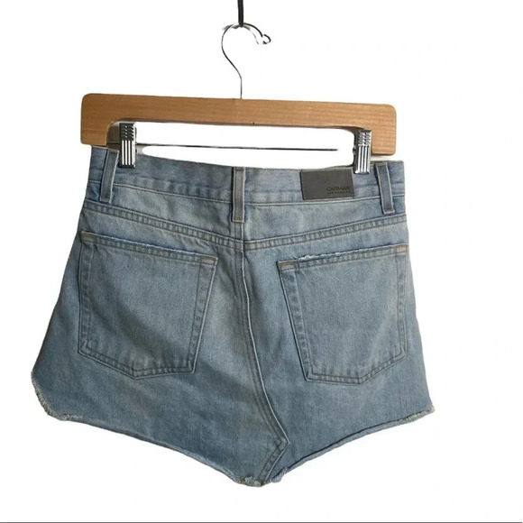 CARMAR Denim Distressed Mini Skirt - Picture 3 of 8